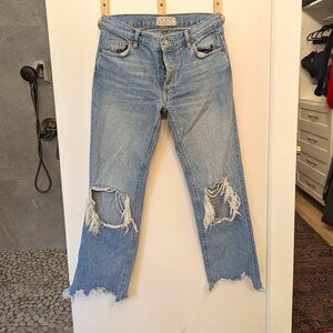 Free People Ripped Jeans